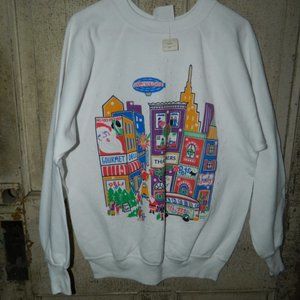 Art by Design Zone Thalhimers Christmas Theme Sweatshirt 1989 Vintage (O-26)